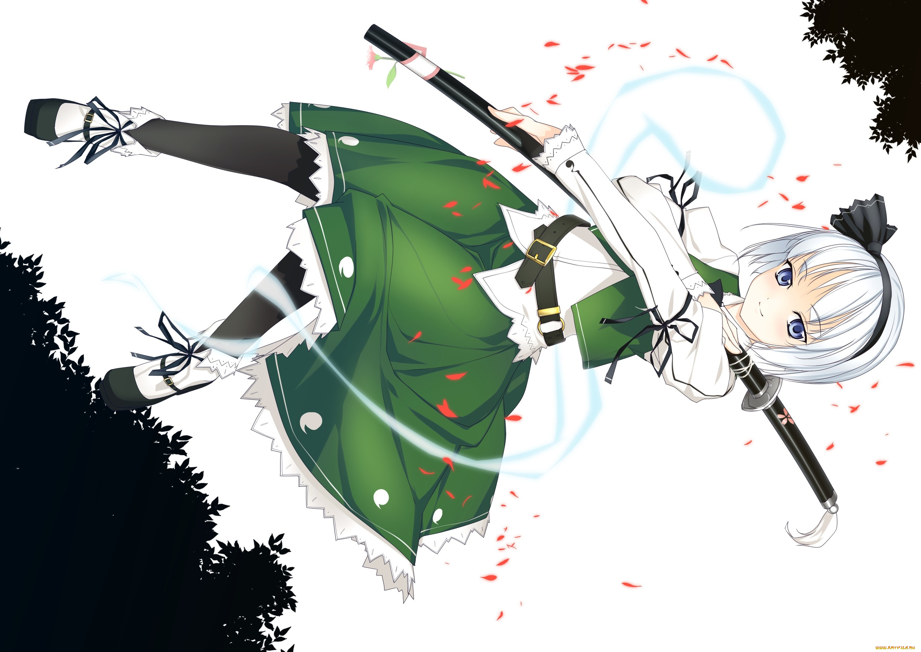 , touhou, konpaku, youmu
